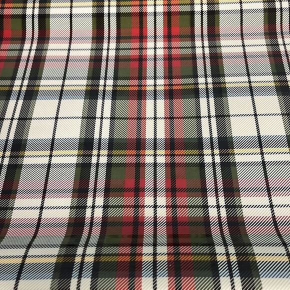 Pottery Barn Holiday Stewart Plaid Ceramic Dish or tray EUC - Picture 3 of 6